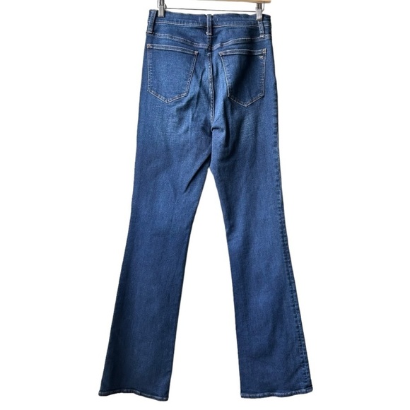 Madewell Flare Jeans Pant High Rise Demi-Boot Dark Stretch Blue Denim 29T - Picture 8 of 16